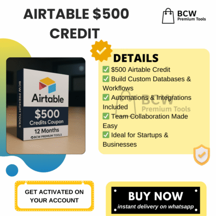 Airtable – $500 Credit